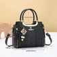 3 PCS Women's Elegant Embroidered Pattern Tote Bag