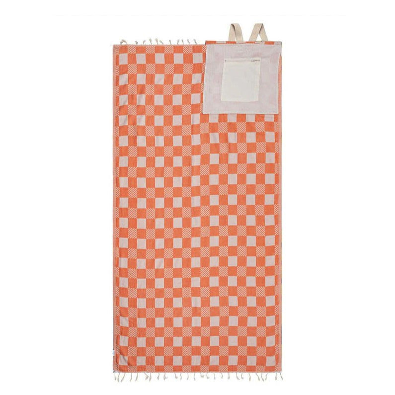 2-in-1 Seashells Towel Bag
