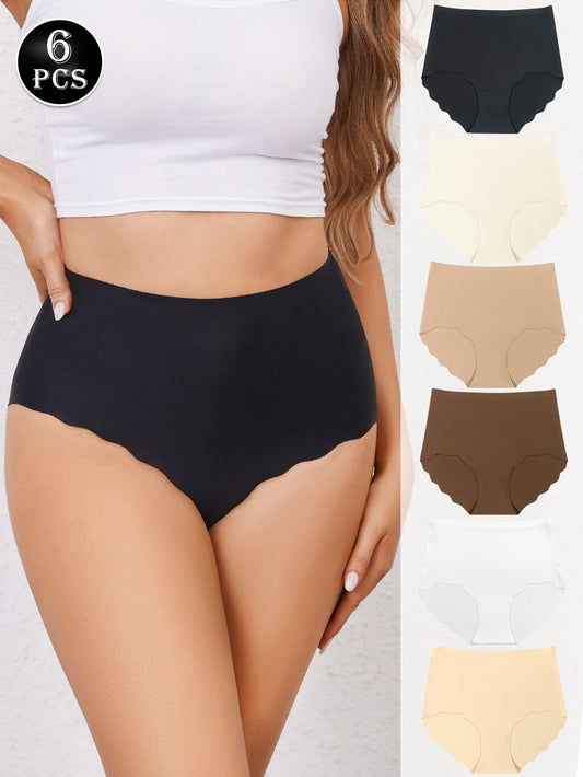 6 PCS Magic Seamless Comfort High-Waist Underwear