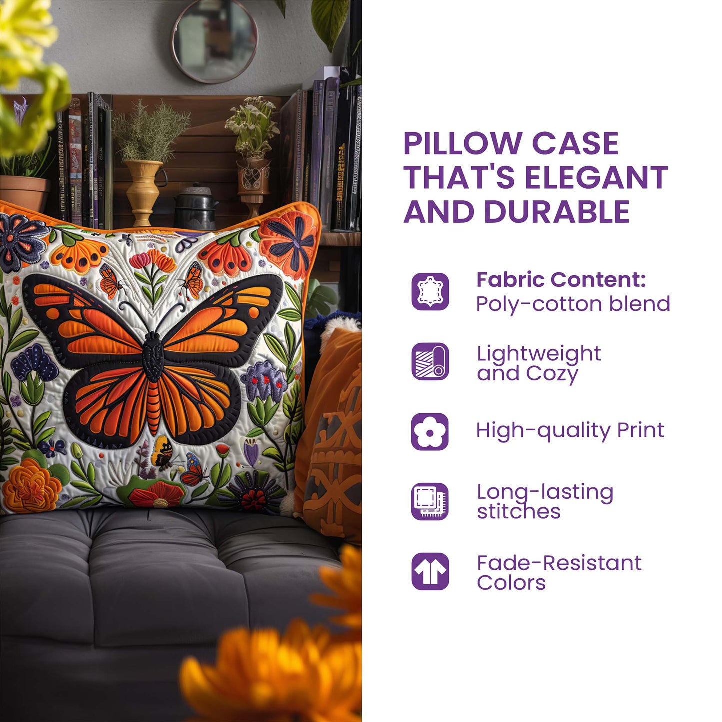 Cardinal Quilted Pillowcase
