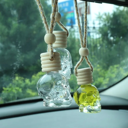 Skull Car Air Freshener Diffuser Aromatherapy Essential Oil