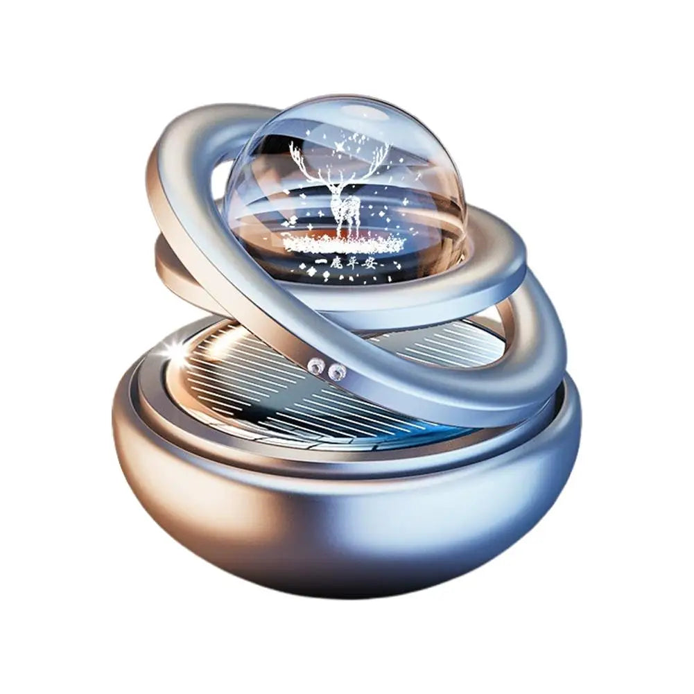 Car Double Suspended Crystal Ball Aromatherapy Perfume