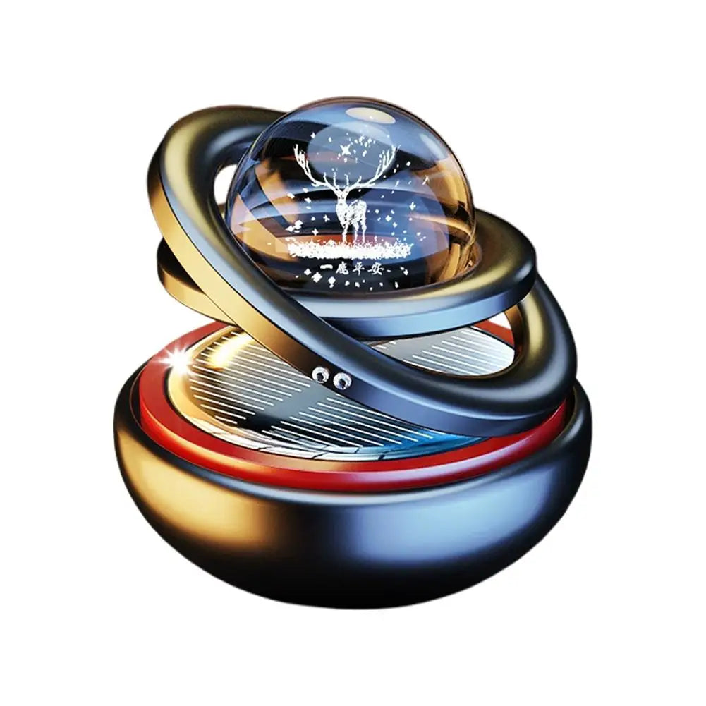 Car Double Suspended Crystal Ball Aromatherapy Perfume