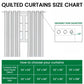 Turtle Reef Quilted Curtains