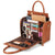 Retro PU Leather Handbag with Multi Card Slot
