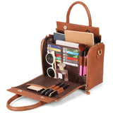Retro PU Leather Handbag with Multi Card Slot