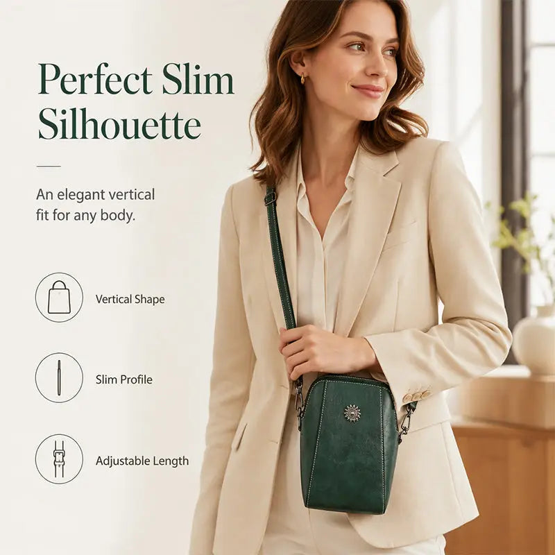 Women PU Leather Crossbody Phone Bag