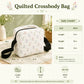 Boho Sun and Rainbow Quilted Crossbody Bag