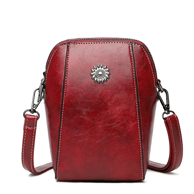 Women PU Leather Crossbody Phone Bag