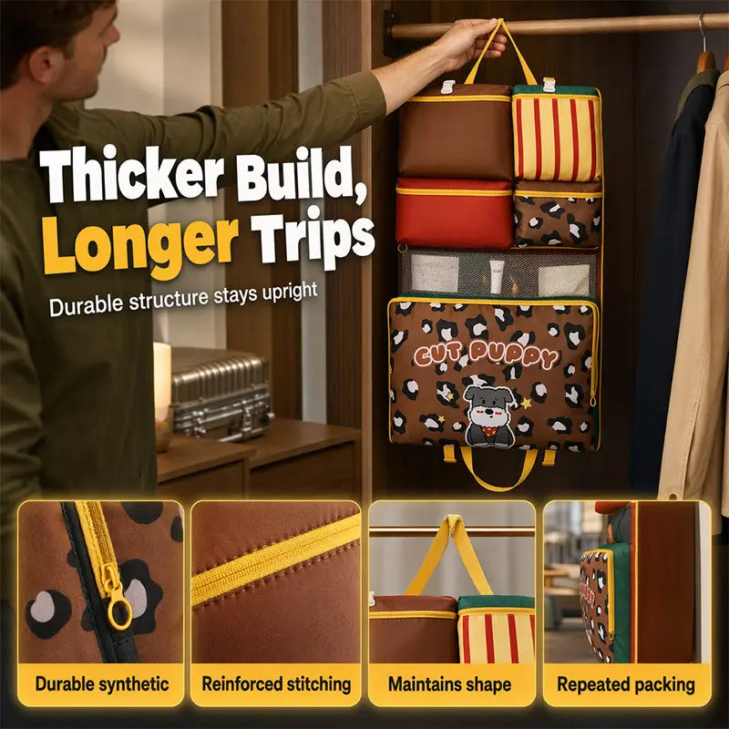 🎁Foldable Hanging Travel Organizer Bag