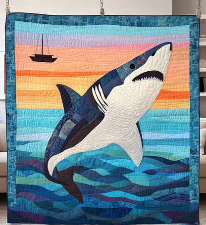 Apex Waves Quilted Blanket