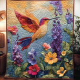 Hummingbird Serenade Quilted Blanket