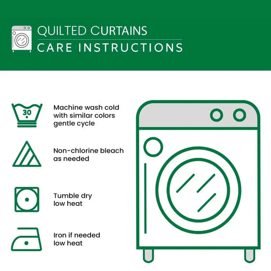 Reading Book Quilted Curtains