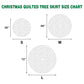 Deer Quilted Tree Skirt