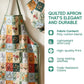 Sun Quilted Apron Set (2-Piece) – Padded Apron + Heat-Resistant Oven Mitts