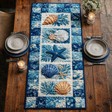 Blue Reef Quilted Table Runner