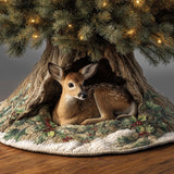 Deer Quilted Tree Skirt