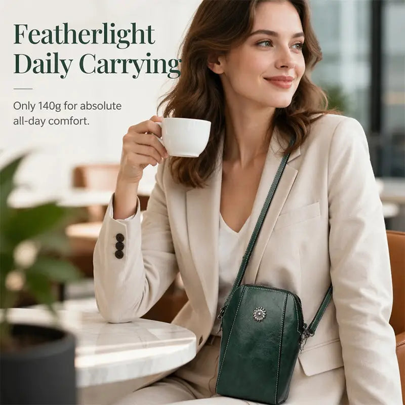 Women PU Leather Crossbody Phone Bag