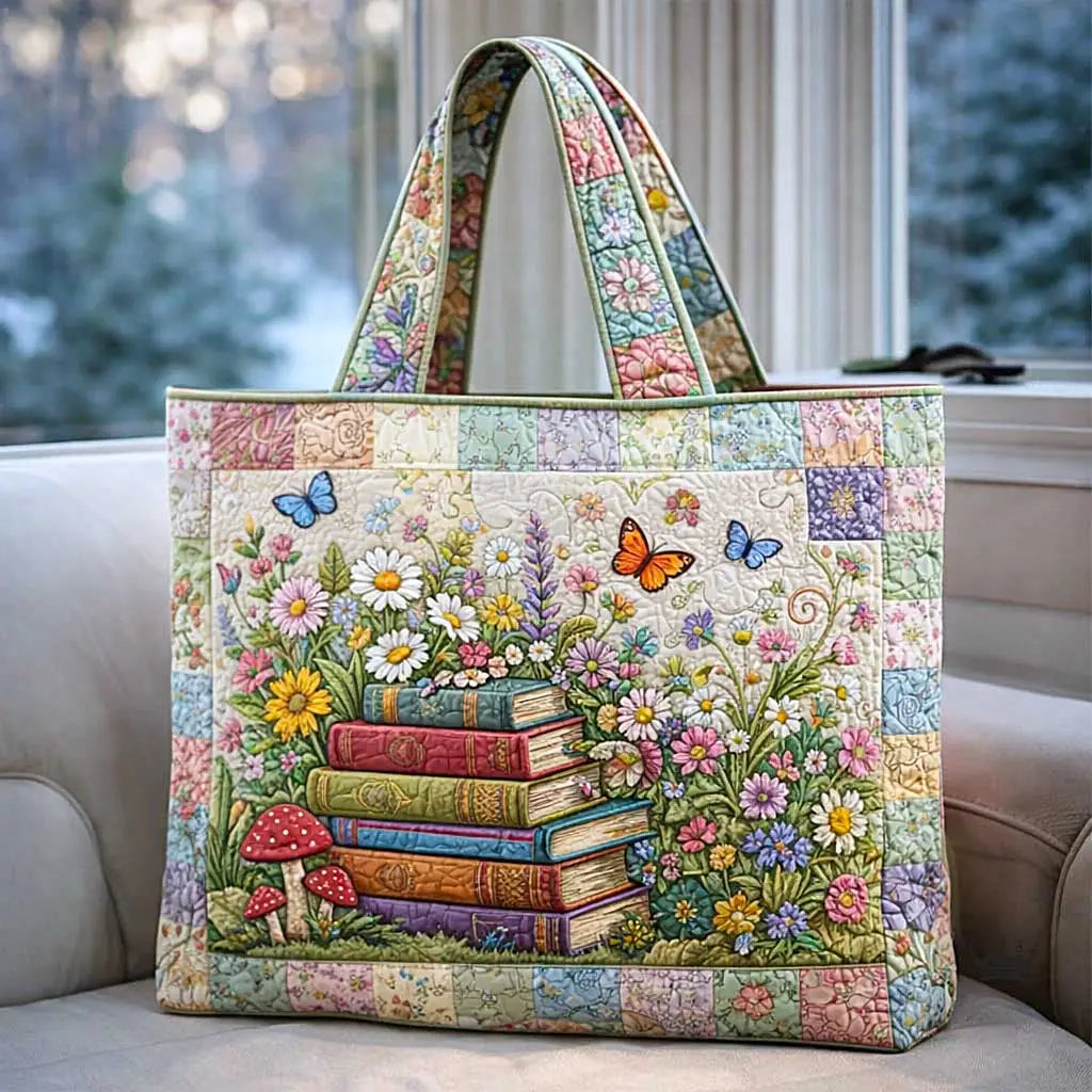 Wildflower Books Handmade Tote Bag