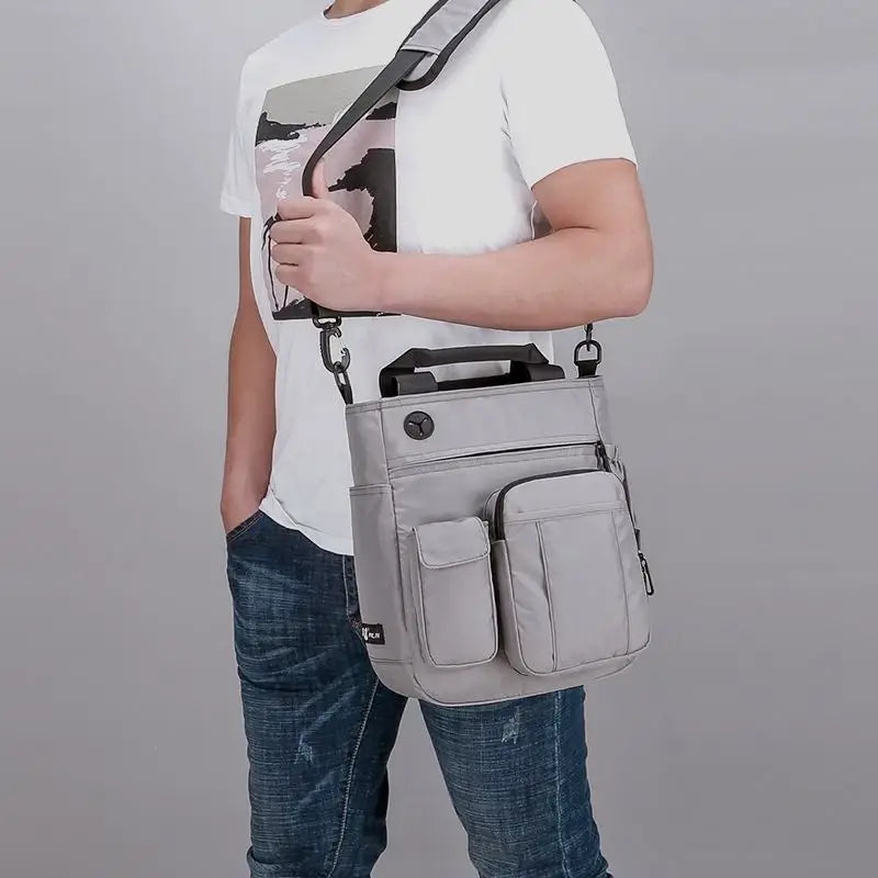 Nylon Multifunctional Crossbody Messenger Bag