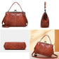 💼2026 New Kattee Elegant Waterproof Women’s Leather Kiss-Lock Tote Handbag