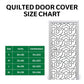 Book Tree Quilted Door Cover