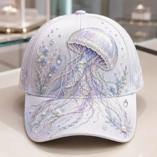 Jellyfish 3D-printed Creature Pattern Cap