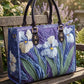 Iris Quilted Leather Strap Bible Handbag