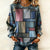 Patchwork Sweatshirt Women – Relaxed Urban Style