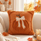2-Pack 3D Jacquard Pumpkin Pillow Covers