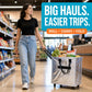 Reusable Rolling Grocery Bag with Wheels