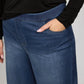 Women's High Waisted Slimming High Elasticity Casual Denim Pants