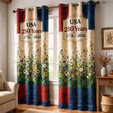 Star Palette Quilted Curtains
