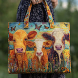 Majestic Bison Handmade Tote Bag