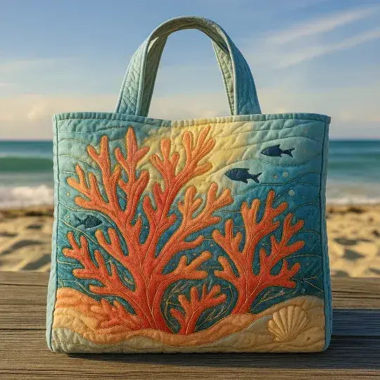 Underwater World Handmade Tote Bag