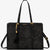 Vintage Embossed Leather Laptop Tote Set