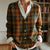 Women's Vintage Floral Art Pattern Print Buttoned Cardigan Sweater