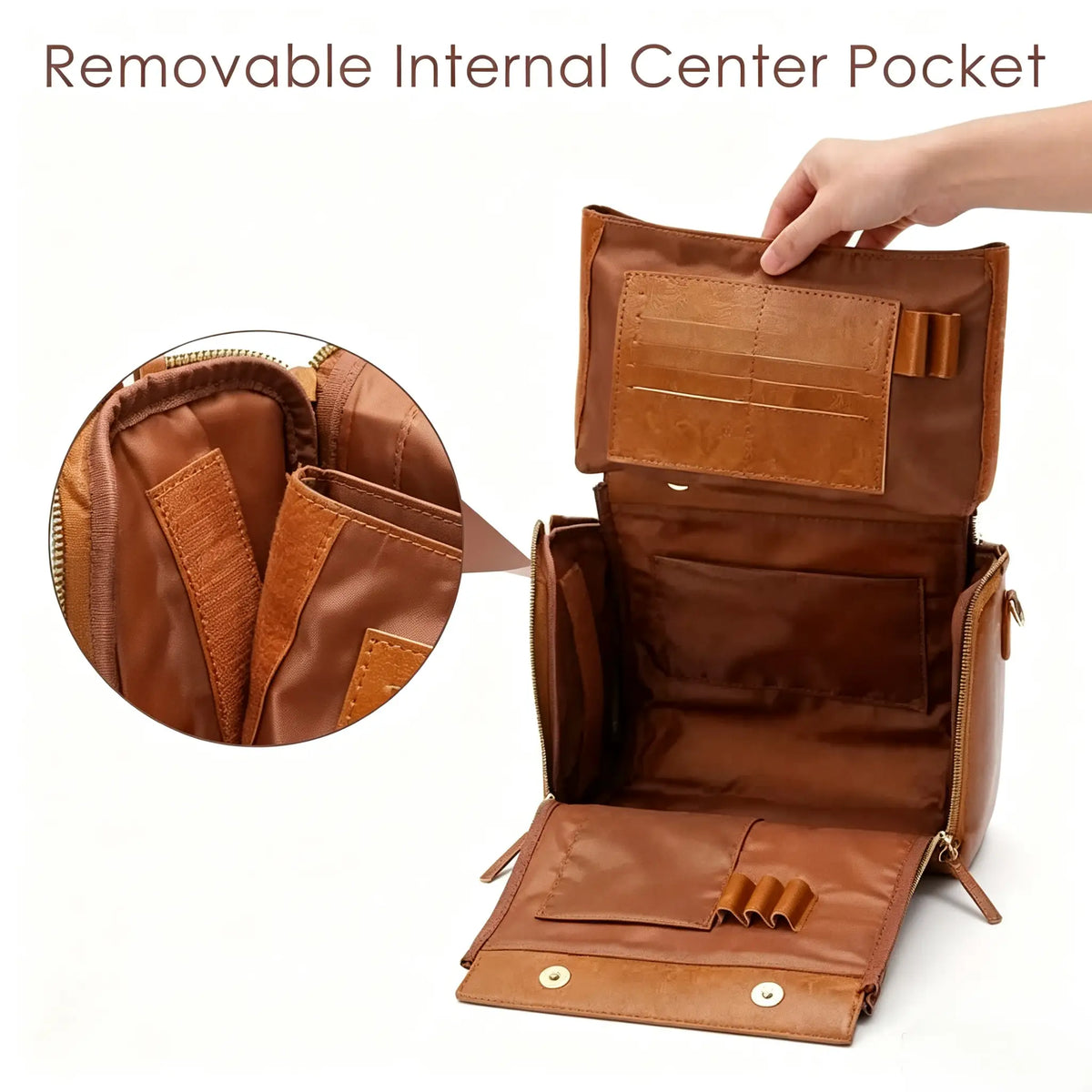 Retro PU Leather Handbag with Multi Card Slot