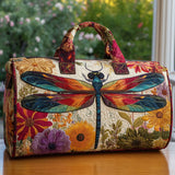 Dragonfly Adventure Quilted Duffle Bag