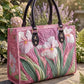 Iris Quilted Leather Strap Bible Handbag