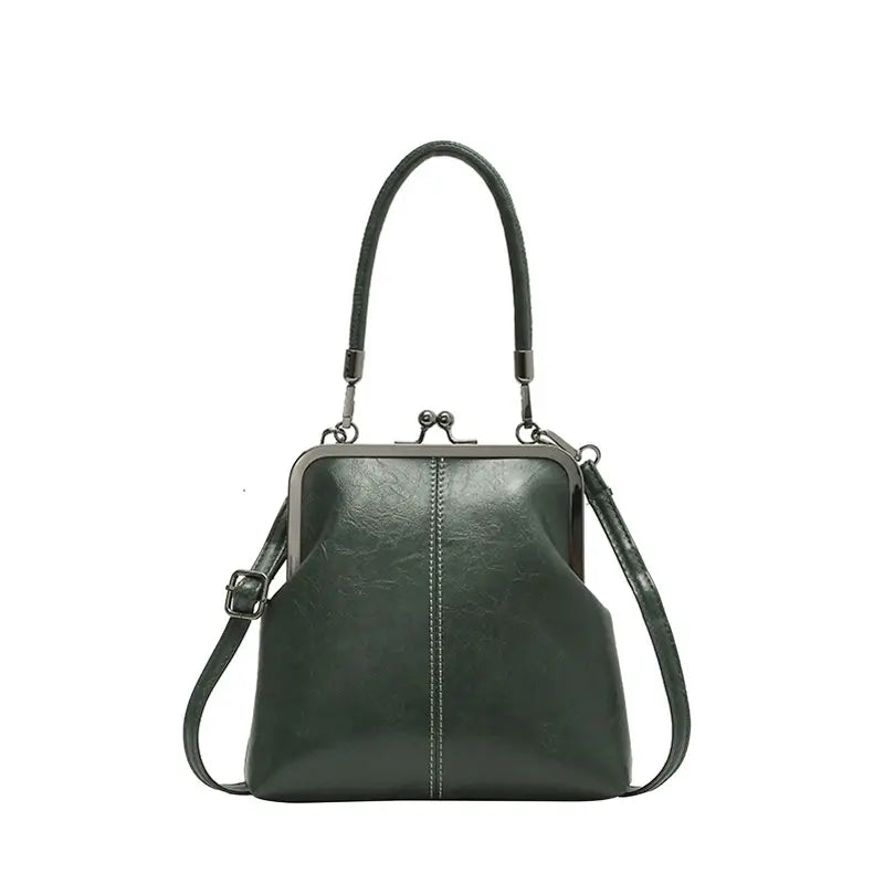 Vintage Kiss-Lock Crossbody Bag