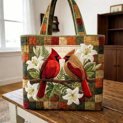 Crimson Love Handmade Tote Bag