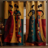 African Dream Quilted Curtains