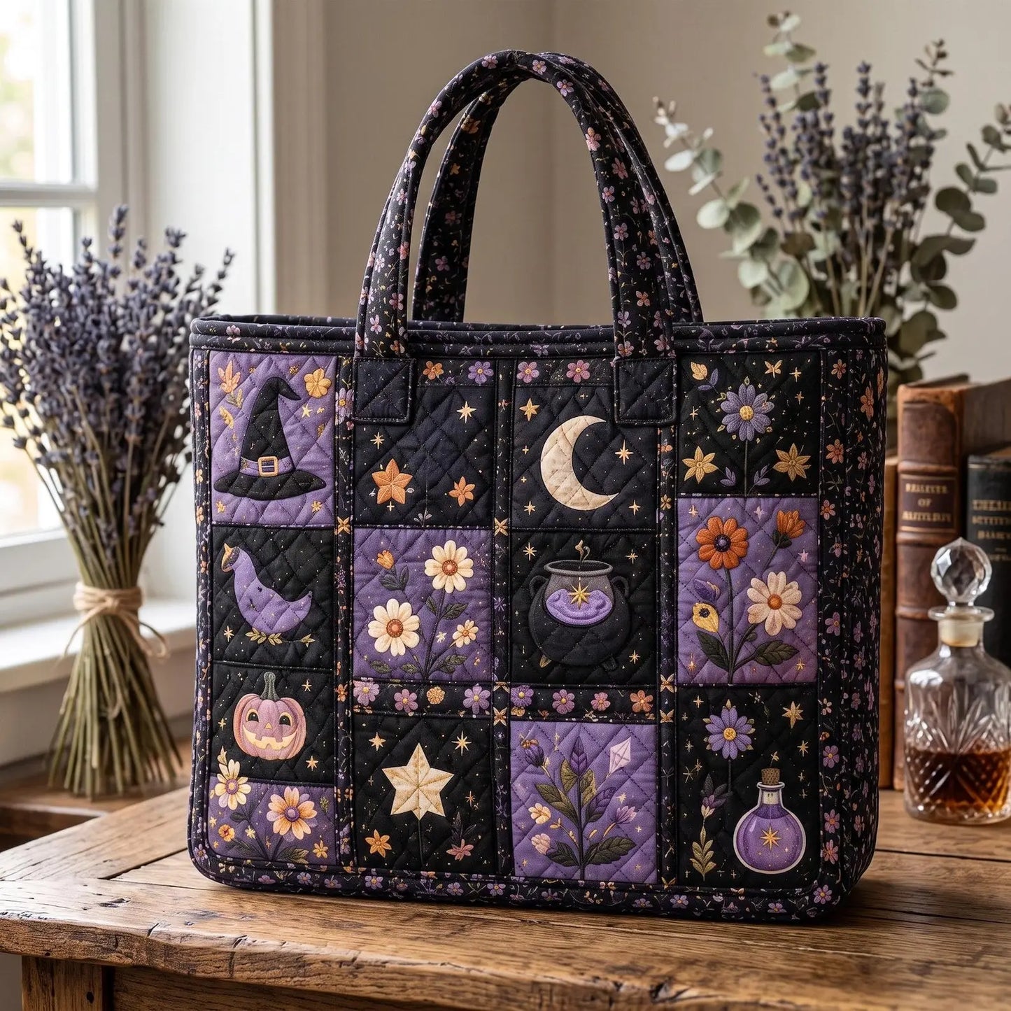 Gothic Fall Handmade Tote Bag
