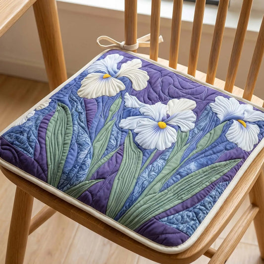 Iris Quilted Chair Cushion