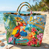 It's 5 O'Clock Somewhere Print PVC Tote Bag
