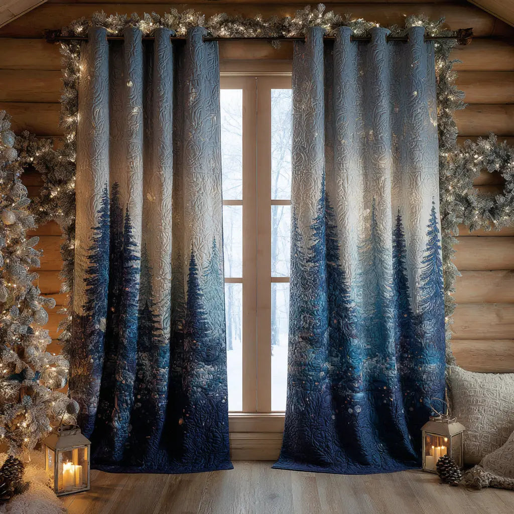 Woodland Retreat Quilted Curtains