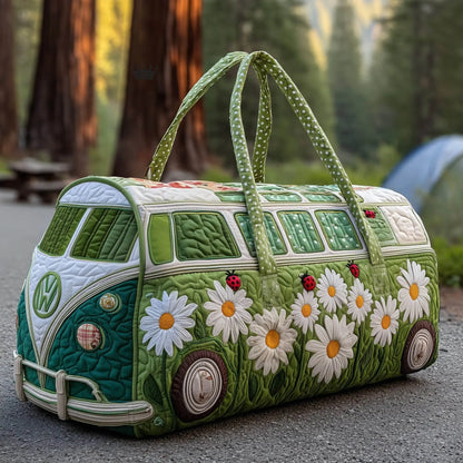 Blossom Path Quilted Duffle Bag