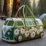 Blossom Path Quilted Duffle Bag