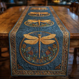 Golden Grove Quilted Table Runner